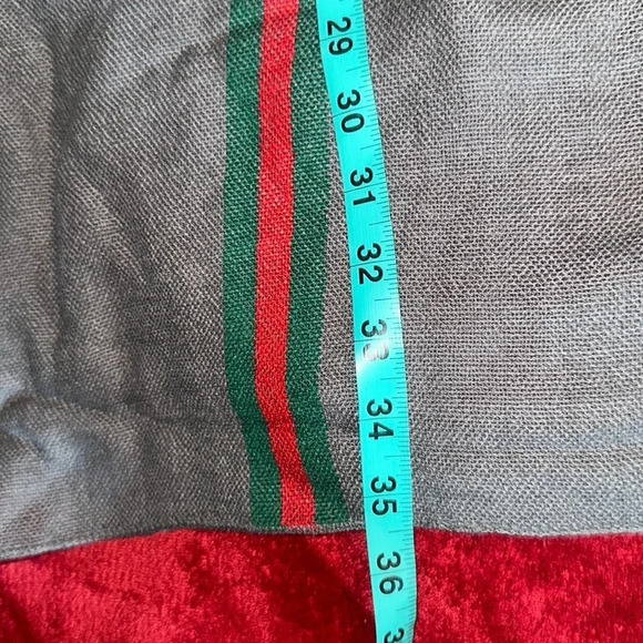Fashion unisex grey red green oversized blanket scarf - Picture 8 of 16